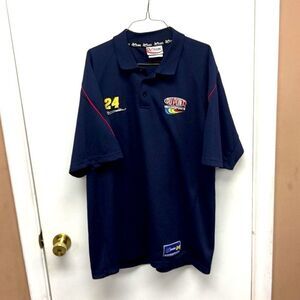 Chase Authentics  Jeff Gordon #24 Collared Polo Shirt size XL Dupont